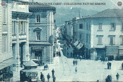 Terni - Piazza Vittorio Emanuele e Via Cornelio Tacito 