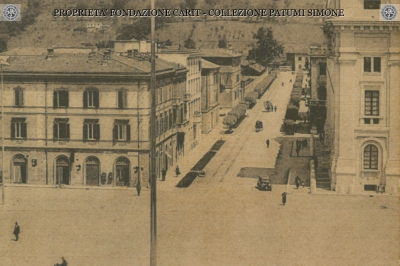 Terni - Piazza Cornelio Tacito e Via della Stazione