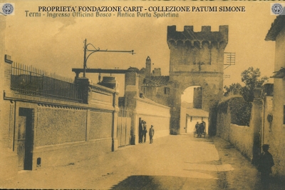 Terni - Ingresso Antica Officina Bosco Antica Porta Spoletina