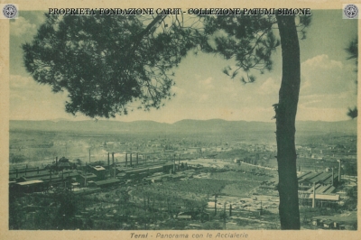Terni - Panorama con le Acciaierie