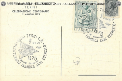 Terni - Fabbrica d'Armi dell'esercito - Centenario