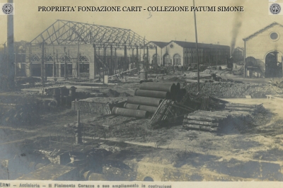 Terni - Acciaieria - Finimento Corazze e suo ampliamento in costruzione