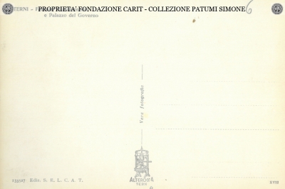 Terni - Fontana monumentale e Palazzo del Governo 