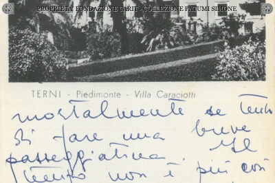 Terni - Piedimonte - Villa Caraciotti 