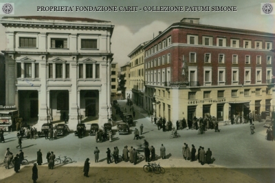 Terni - Piazza del Popolo e Palazzo Poste e Telegrafi