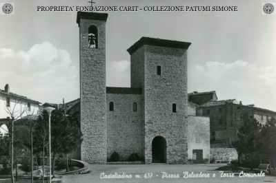 Castel Todino - Piazza Belvedere e Torre Comunale