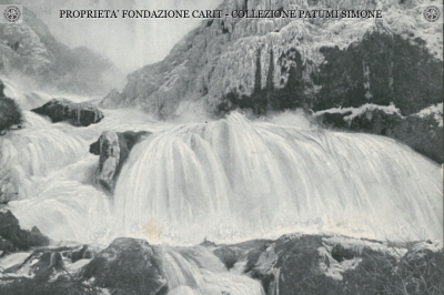 Terni - Cascata delle Marmore in inverno
