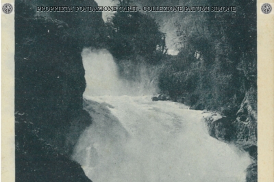 Terni - Cascata delle Marmore (vista di fianco)