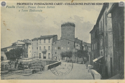 Ficulle - Piazza Cesare Battisti e Torre Medioevale