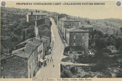 Ficulle - Via Roma veduta dalla Rocca