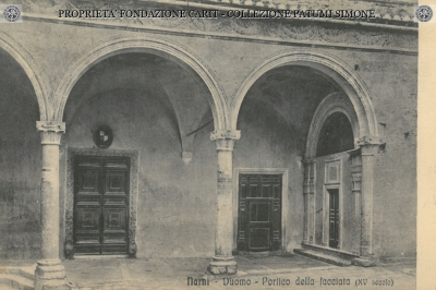 Narni - Duomo Portico della facciata