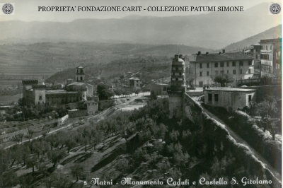 Narni - Monumento ai Caduti e Castello S. Girolamo 