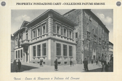 Narni - Cassa di Risparmio e Palazzo Comunale 