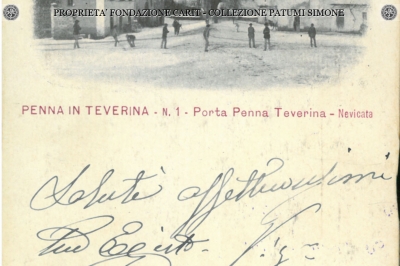Penna in Teverina - Porta Penna Teverina - Nevicata 