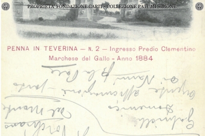 Penna in Teverina - Ingresso Predio Clementino Marchese del Gallo