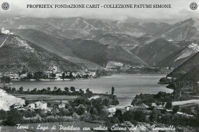 Terni - Lago di Piediluco con Veduta Catena del M. Terminillo