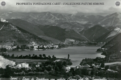 Terni - Lago di Piediluco con Veduta Catena del M. Terminillo