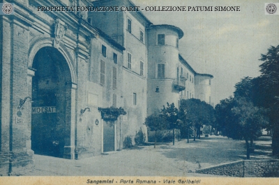 Sangemini - Porta Romana e Viale Garibaldi