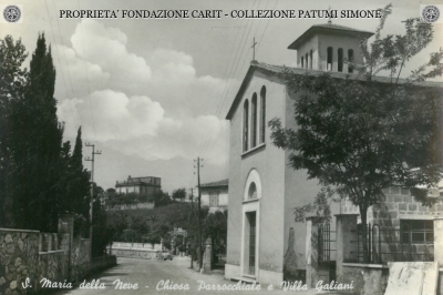S. Maria della Neve - Chiesa Parrocchiale e Villa Galiani