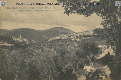 Stroncone - Panorama e Convento dei Cappuccini 