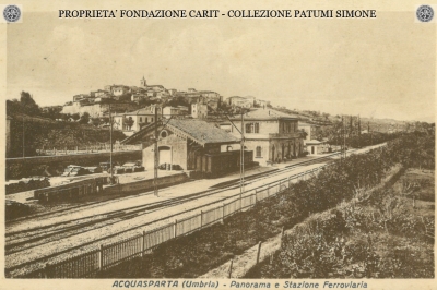 Acquasparta - Panorama e Stazione Ferroviaria 
